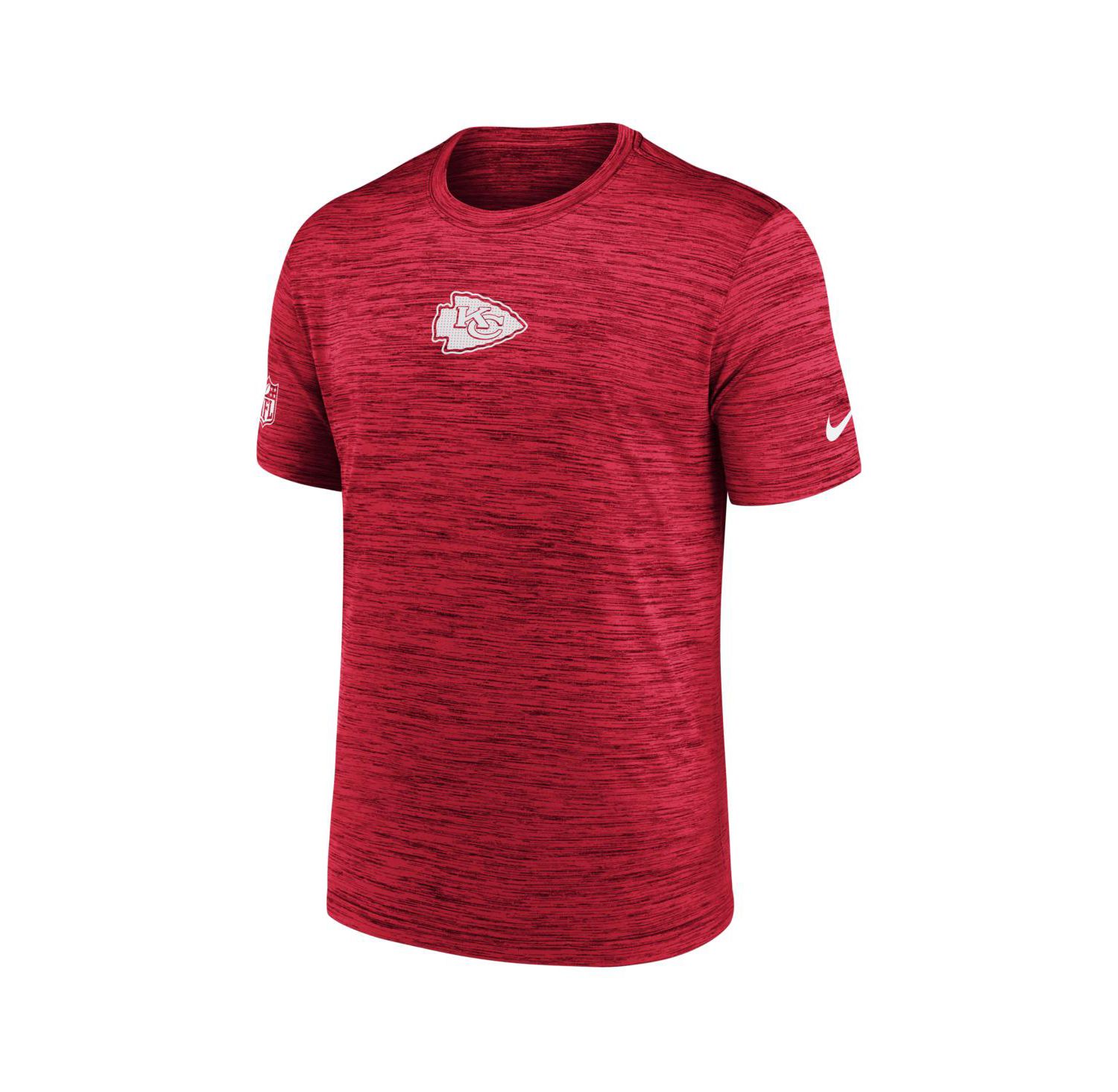 Men's Red Kansas City Chiefs Big & Tall Sideline Velocity Performance T-Shirt