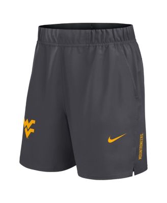 Men's Gray West Virginia Mountaineers Primetime Woven Victory Performance Shorts