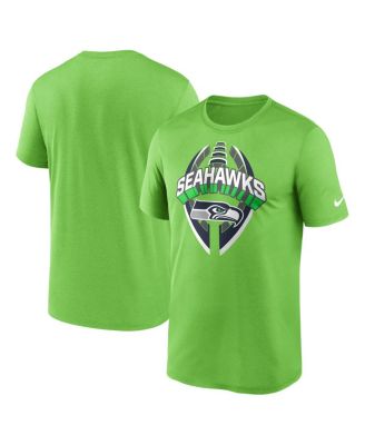 Nike - Men's Neon Green Seattle Seahawks Legend Icon Performance T-Shirt