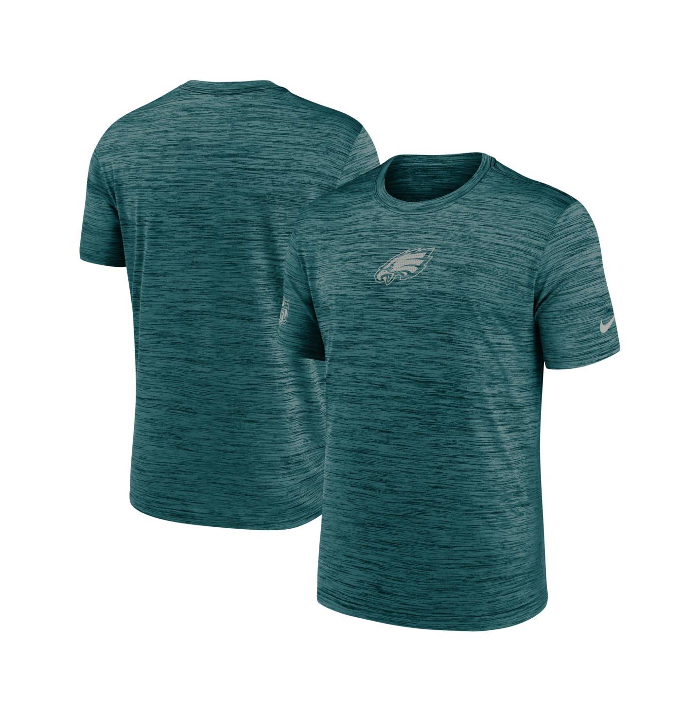 Мужская футболка Nike Philadelphia Eagles Sideline Velocity, большие размеры — фото 1