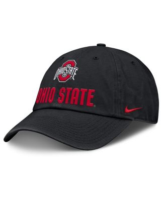 Nike - Men's Black Ohio State Buckeyes 2025 Sideline Club Adjustable Hat