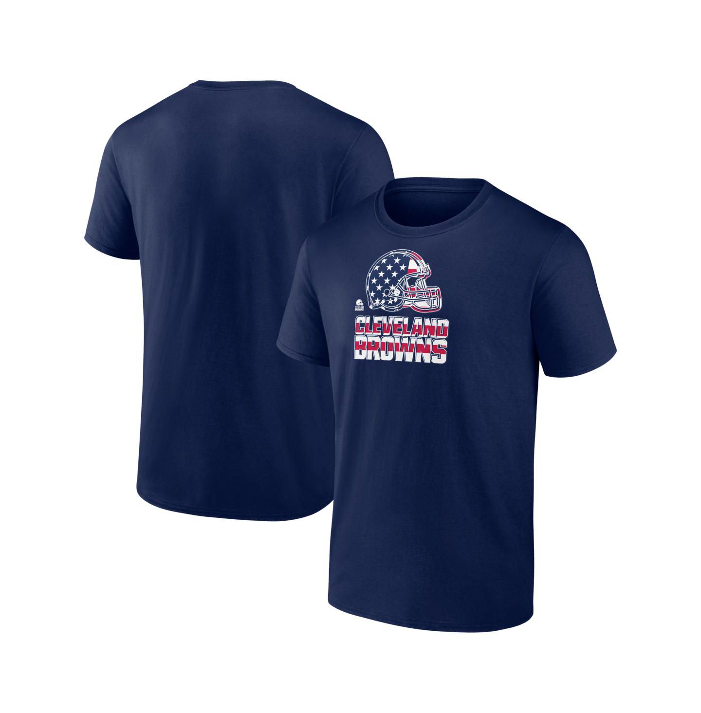 Мужская футболка Logo Athletic Navy Cleveland Browns Americana — фото 1