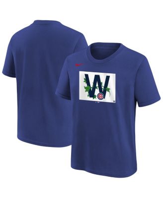 Nike - Big Boys and Girls Royal Chicago Cubs Local T-Shirt