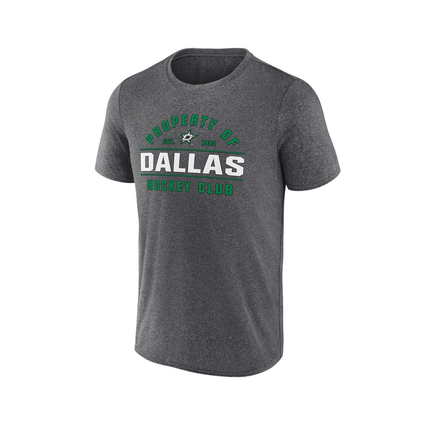 Men's Heather Charcoal Dallas Stars Property of T-Shirt