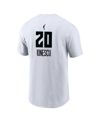Men's Sabrina Ionescu White New York Liberty Heroine Edition Name Number T-Shirt