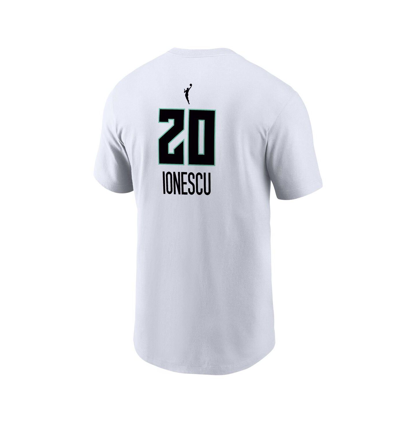 Мужская футболка Nike Sabrina Ionescu White New York Liberty Heroine Edition Name & Number — фото 3