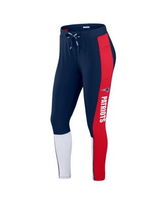 Women's Navy/Red New England Patriots Color Block Leggings