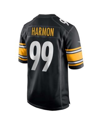 Men's Derrick Harmon Black Pittsburgh Steelers 2025 NFL Draft First Round Pick Game Jersey