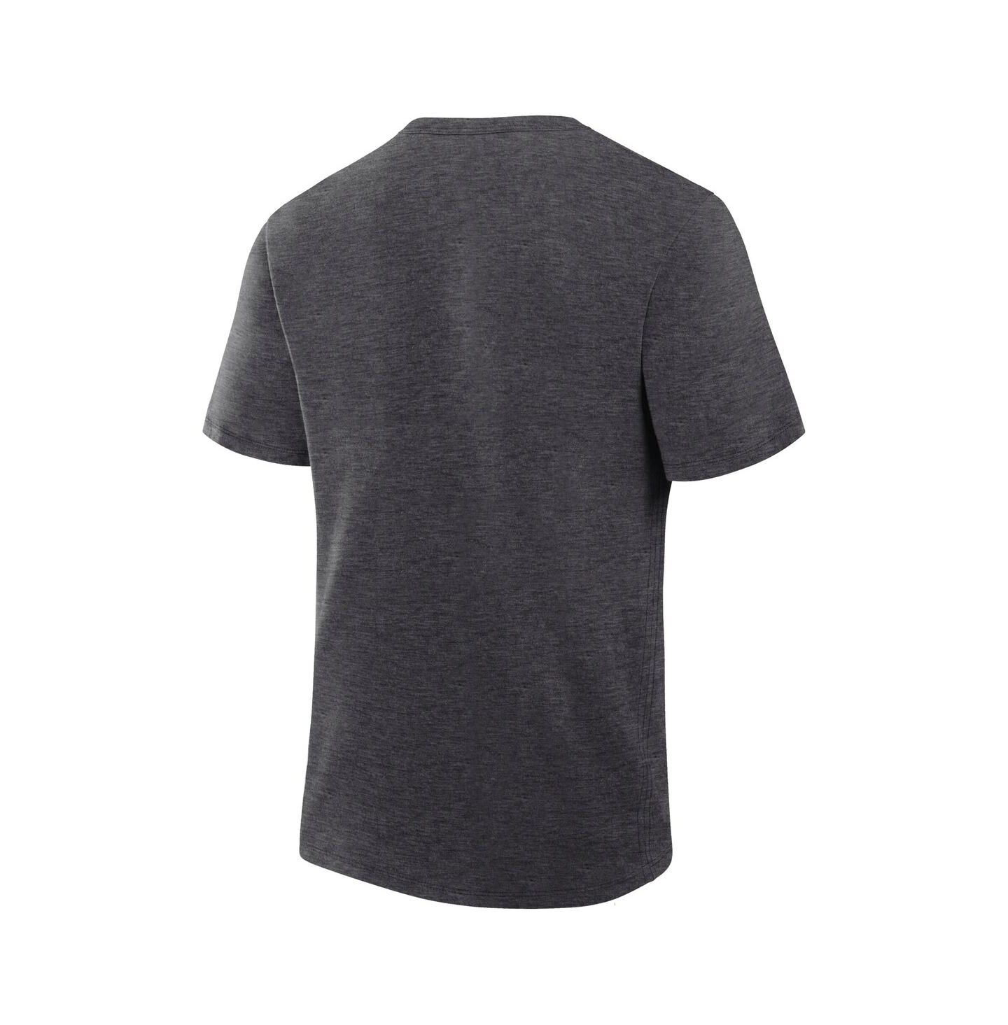 Мужская футболка Fanatics Heather Charcoal Utah Mammoth Primary Logo Legacy — фото 3