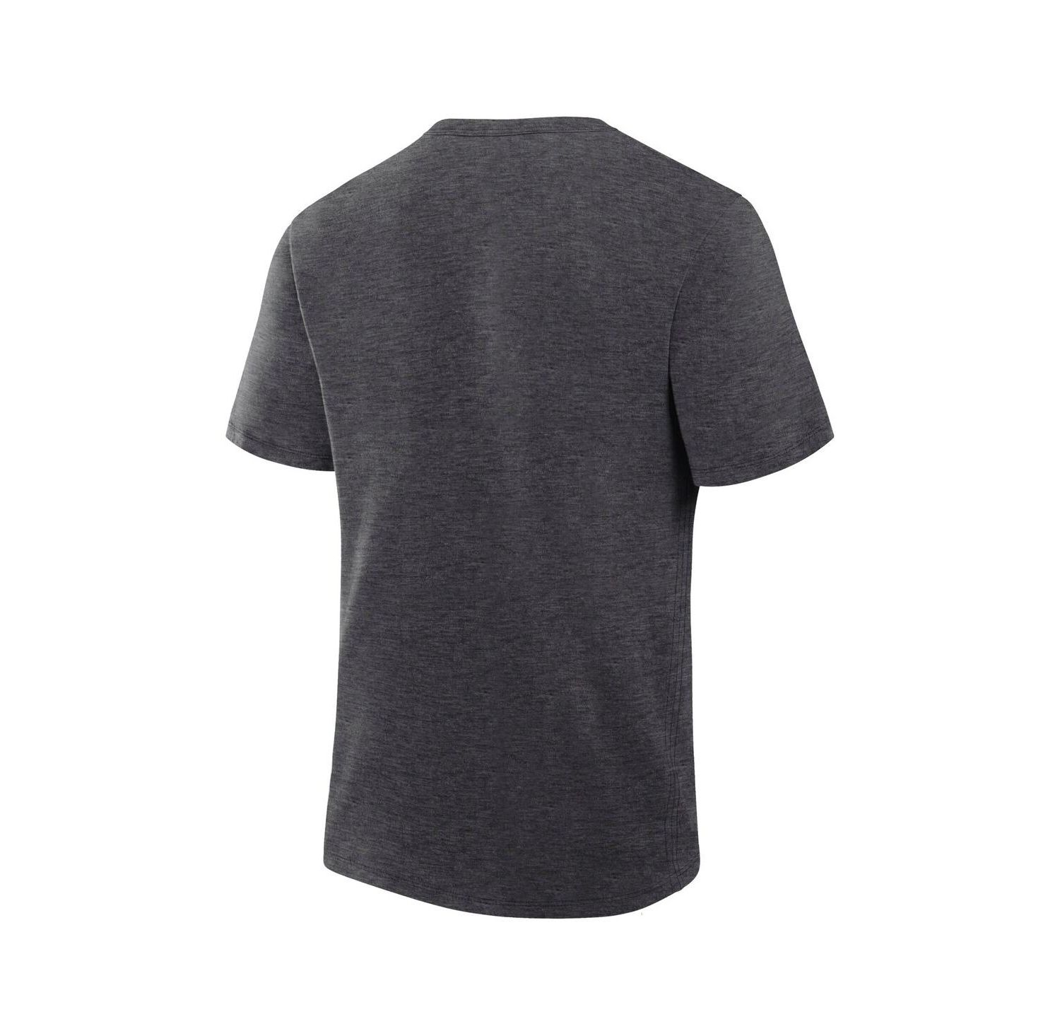 Men's Heather Charcoal Utah Mammoth Primary Logo Legacy T-Shirt