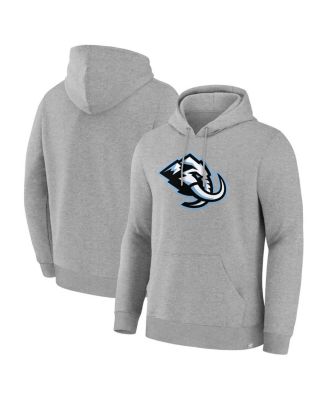 Fanatics - Men's Heather Gray Utah Mammoth Primary Logo Legacy Fleece Pullover Hoodie