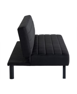 66.1" Polyester Donetta Convertible Futon