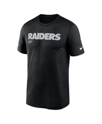 Men's Black Las Vegas Raiders Sideline Legend Performance T-Shirt
