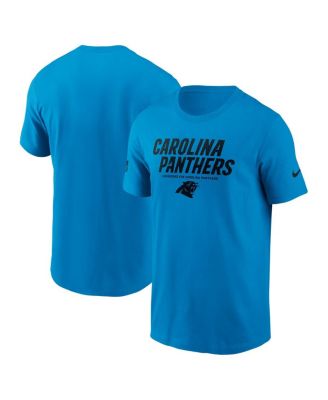 Nike - Men's Blue Carolina Panthers Sideline Performance T-Shirt