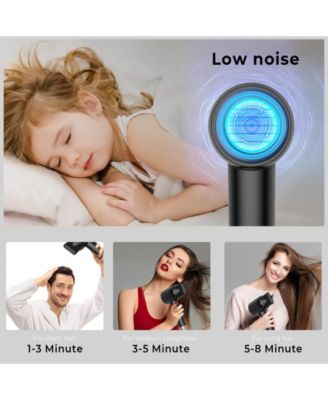 High-Speed Low Noise Hair Dryer with 200 Million Negative Ions & Fast-Drying 110,000 RPM Brushless Motor