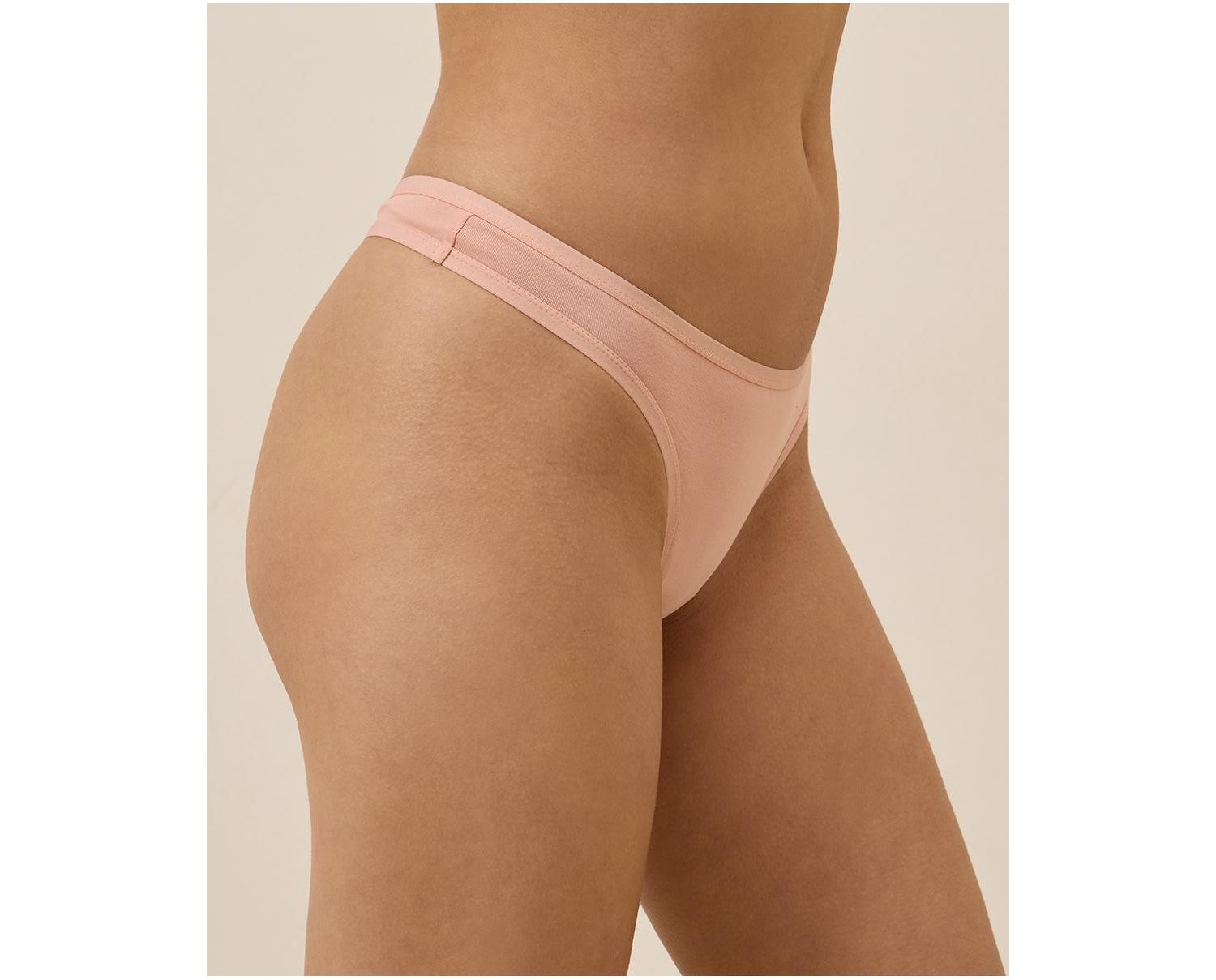 Women's Organic Cotton Everyday Classic Fit Thong 6-Pack