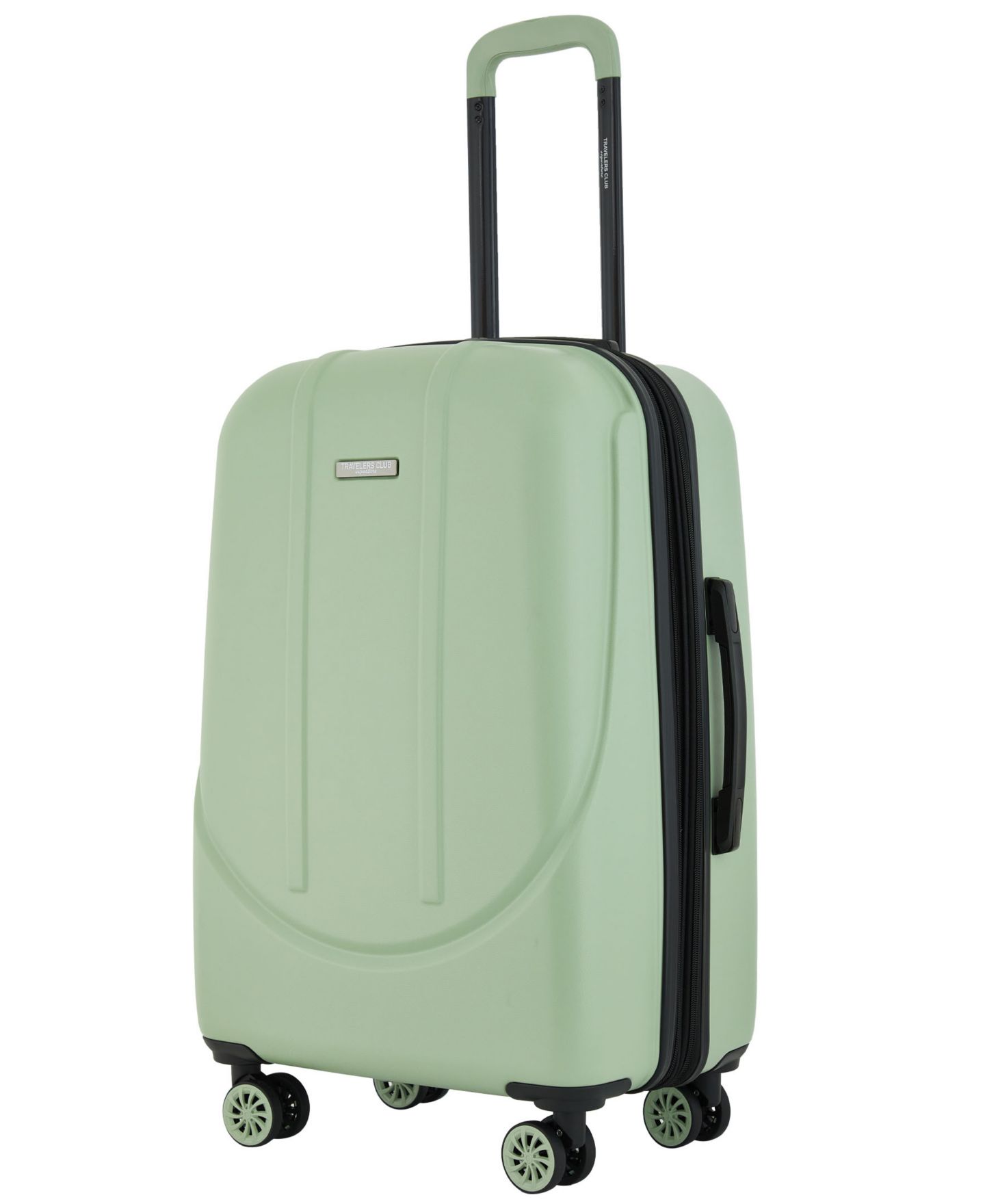 Чемоданы Travelers Club Falkirk 3pc. Hardside Expandable Luggage Set, цвет: Зелёный — фото 5