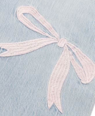 Girls Low-Rise Embroidered Baggy Jeans