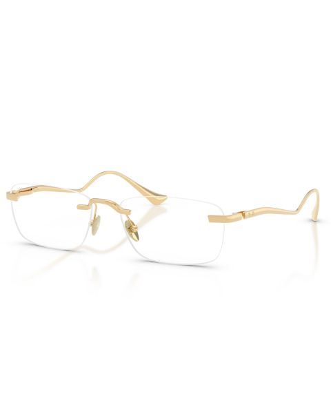 Мужские очки Ferrari Man Pillow Titanium FH3007T Eyeglasses, цвет: Золотой