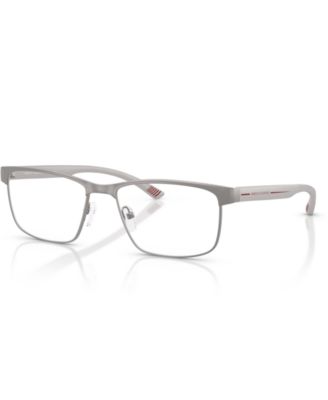 Armani Exchange Mens Rectangle Eyeglasses AX1070 - Matte Gunmetal 132$
