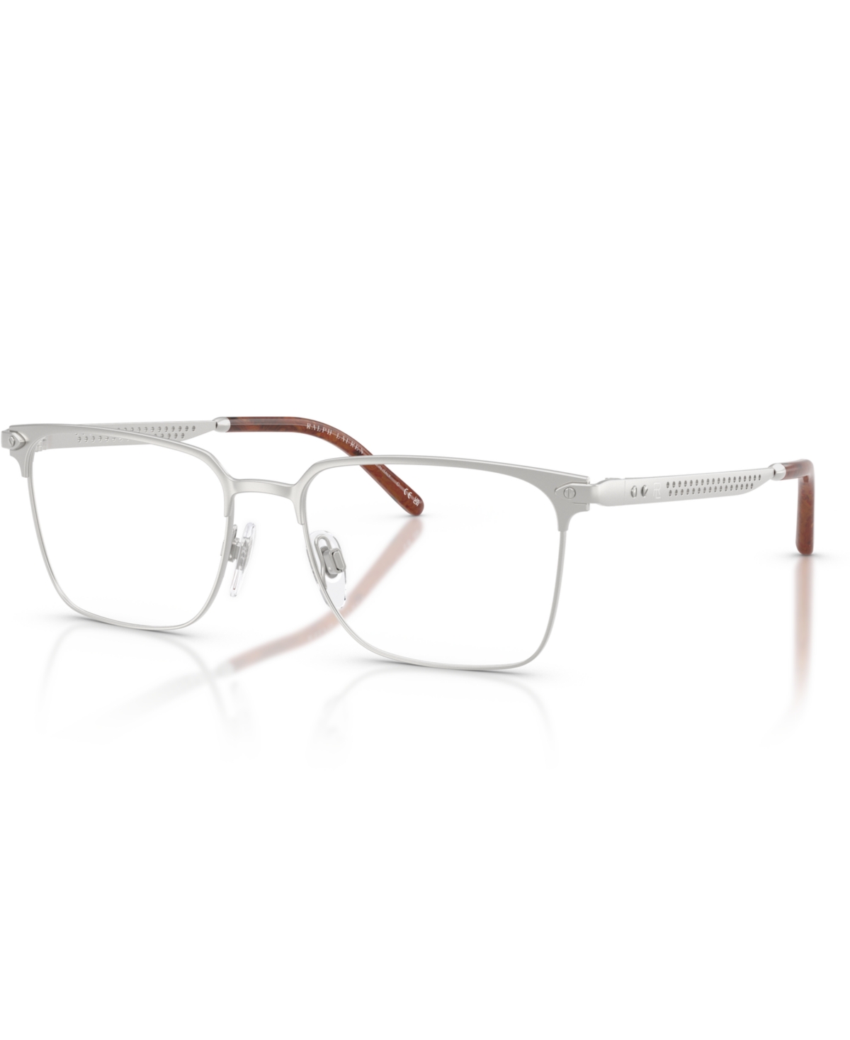 Men's Narrow Eyeglasses, RL5133 - Semi Shiny Dark Gunmetal
