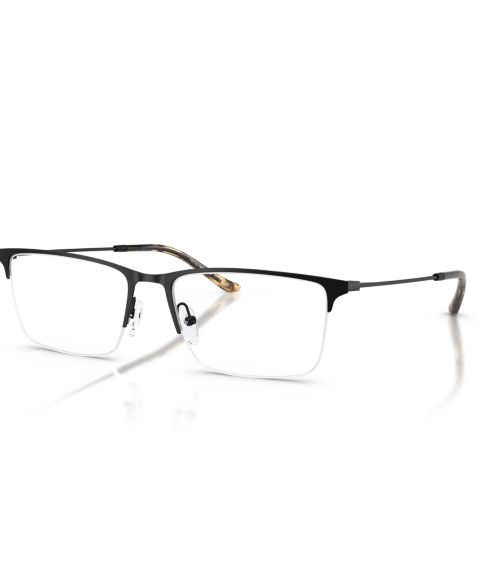 Мужские очки Emporio Armani Man Rectangle Metal EA1171 Eyeglasses, цвет: Матовый чёрный