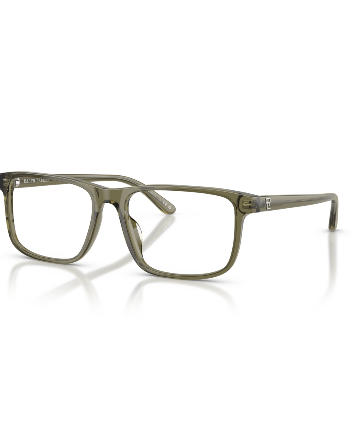 Men's Regular Eyeglasses, RL6225U - Transparent Olive Green