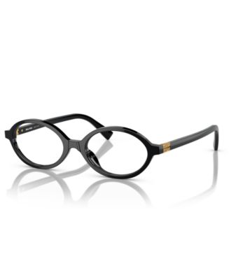 miiu様 MIU MIU Women's Narrow Eyeglasses, MU 01XV - Macy's