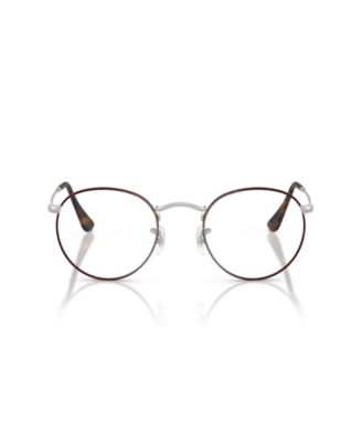 Unisex Round Metal Optics Eyeglasses, RB3447V