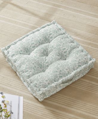 Floor Cushion Floral Decorative Pillow, 24" x 24"