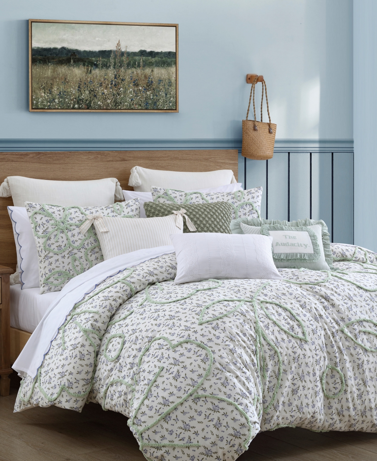 Peri Home Blueberry Chenille 3-Pc. Comforter Set