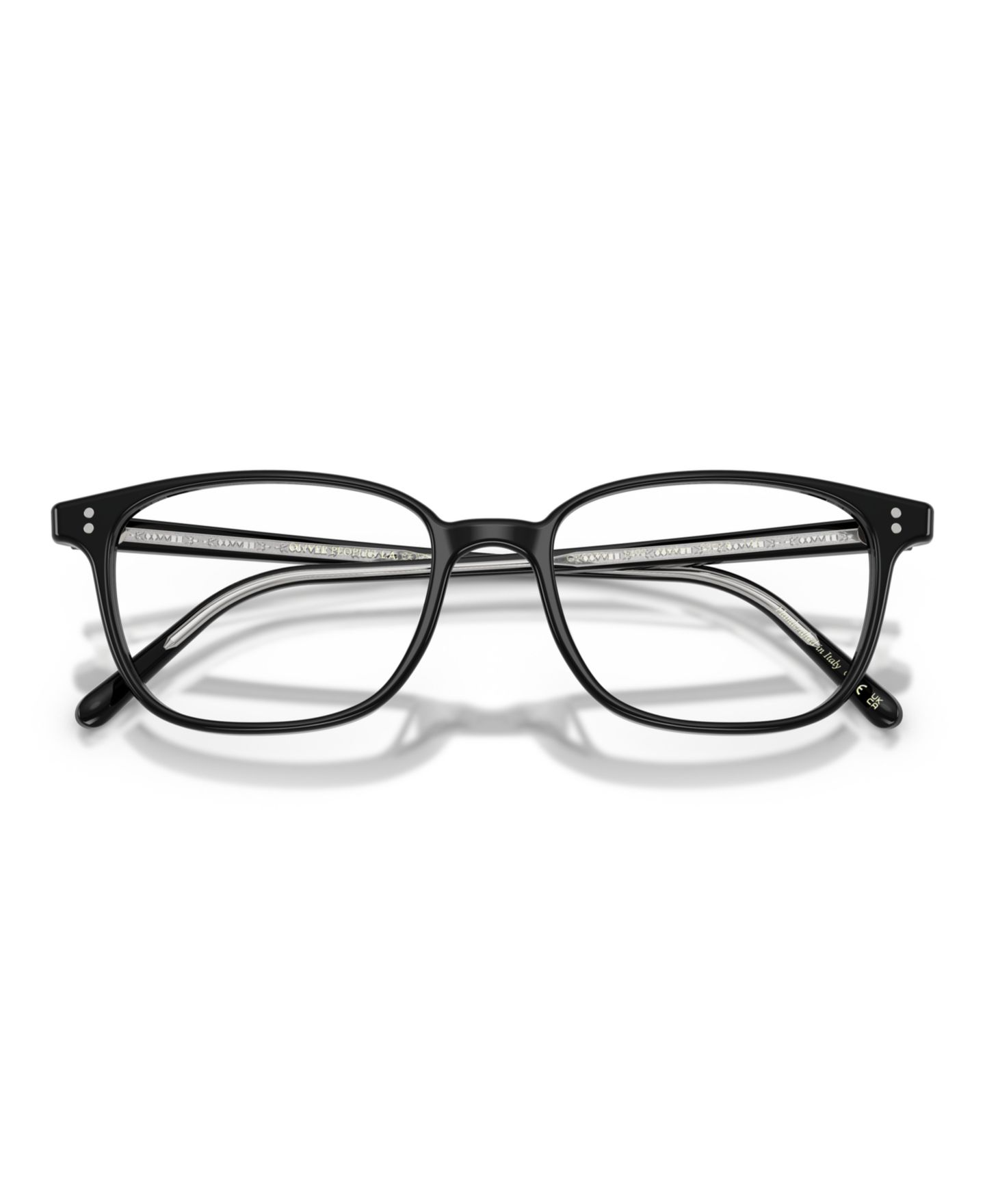 Мужские очки Oliver Peoples Man Square Plastic OV5279U Maslon Eyeglasses, цвет: Чёрный — фото 10