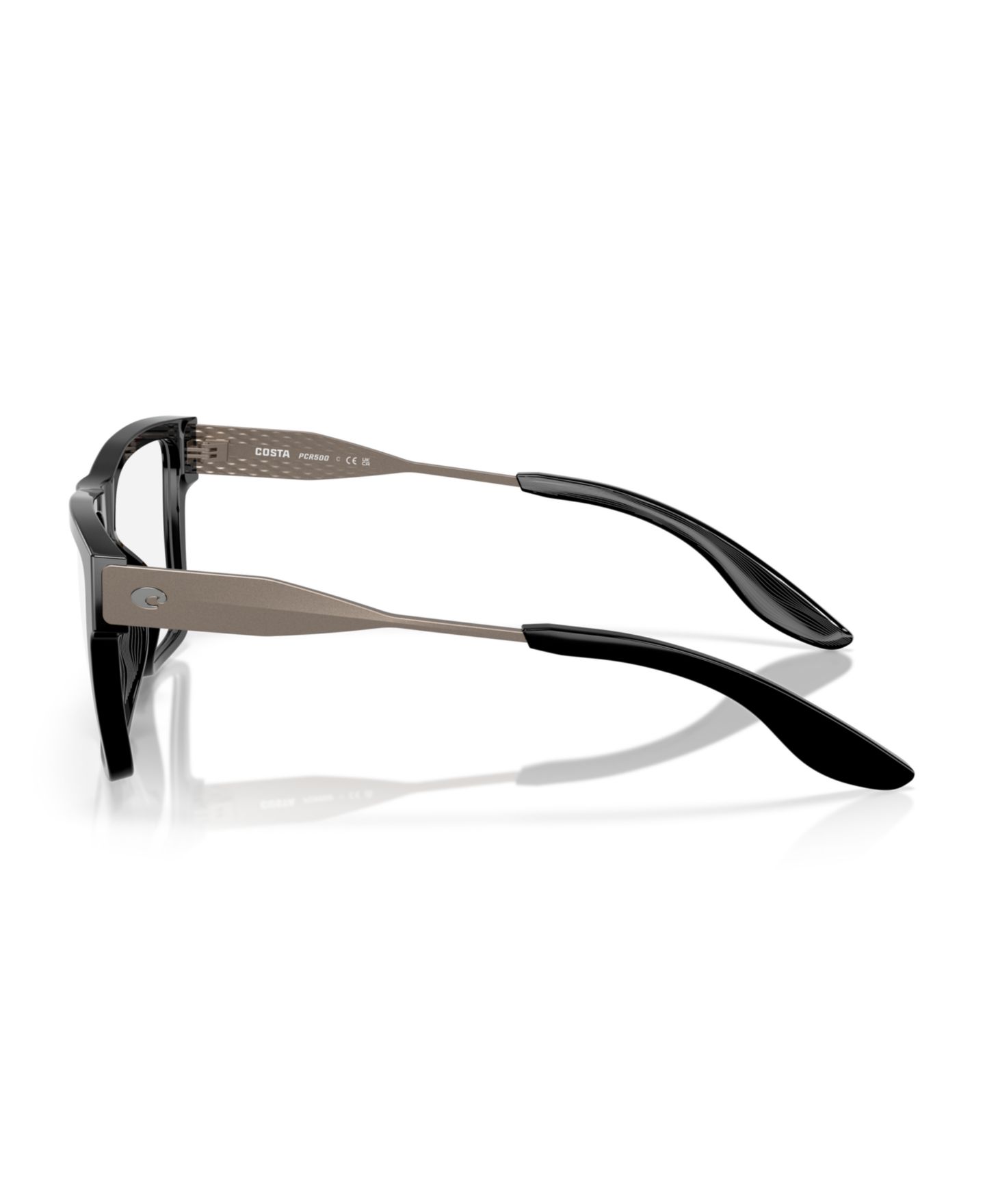 Мужские очки Costa Del Mar Costa Man Square Plastic 6A2011 Pacific Rise 500 Eyeglasses, цвет: Чёрный — фото 3