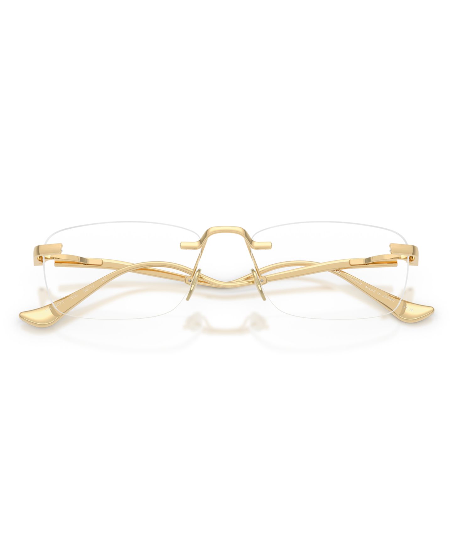 Мужские очки Ferrari Man Pillow Titanium FH3007T Eyeglasses, цвет: Золотой — фото 5