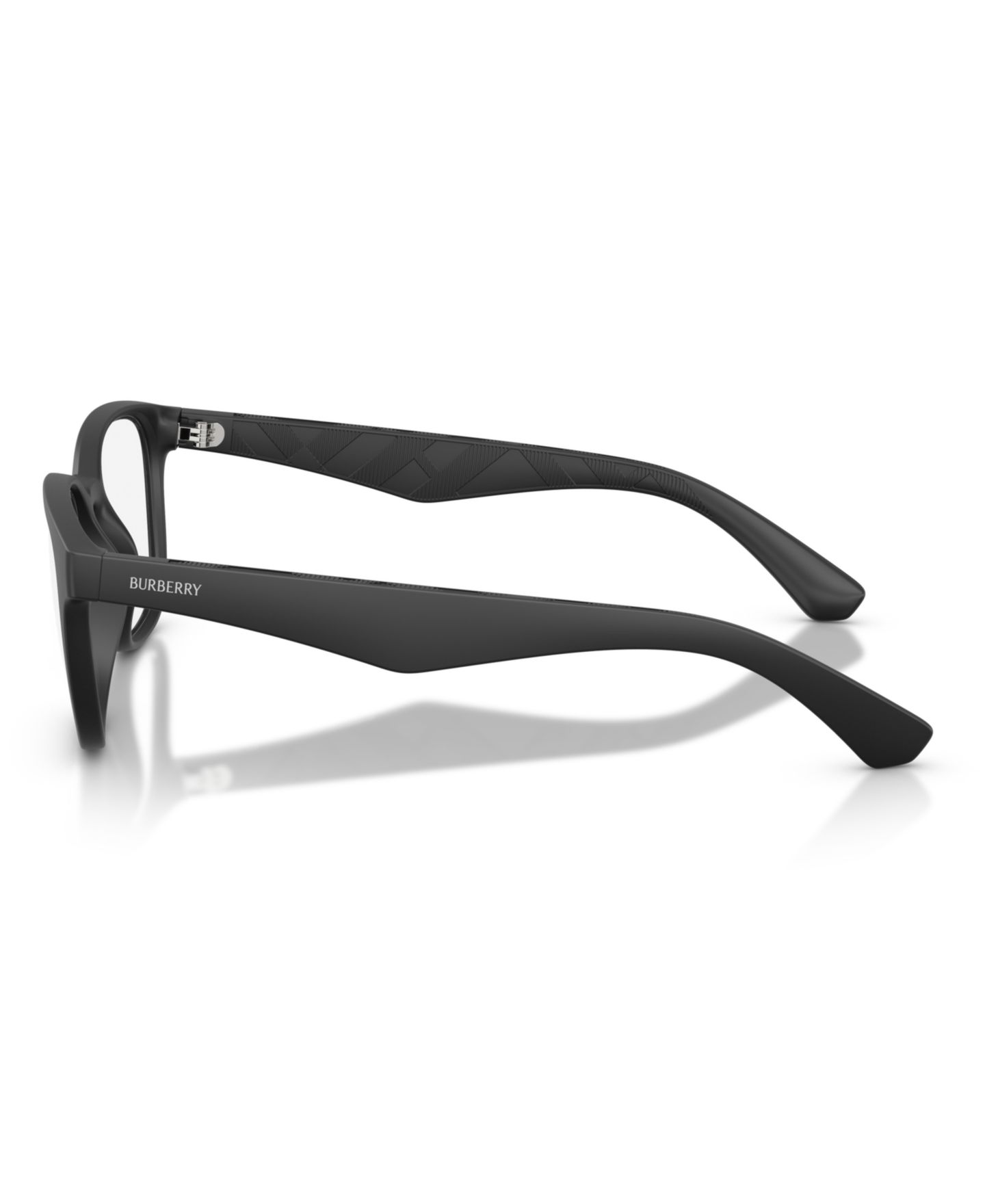 Мужские очки Burberry Man Square Plastic BE2433U Eyeglasses, цвет: Матовый чёрный — фото 3