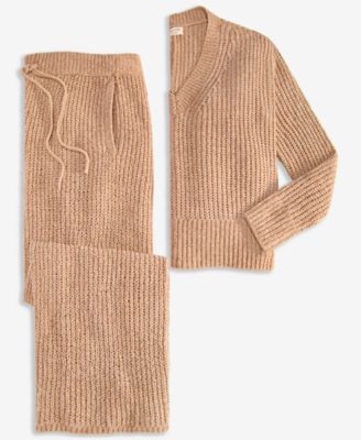 Women's Chenille Sweater & Pant Set, XS-3X, Macy's Exclusive