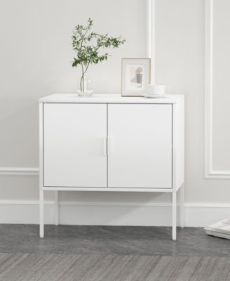 Ava 23.6" Modern 2-Shelf Accent Cabinet