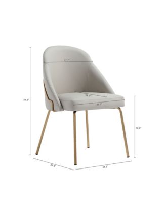 Gracie Leatherette Upholstered Dining Chair