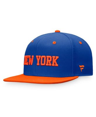 Men's Royal/Orange New York Islanders Heritage City Two-Tone Snapback Hat