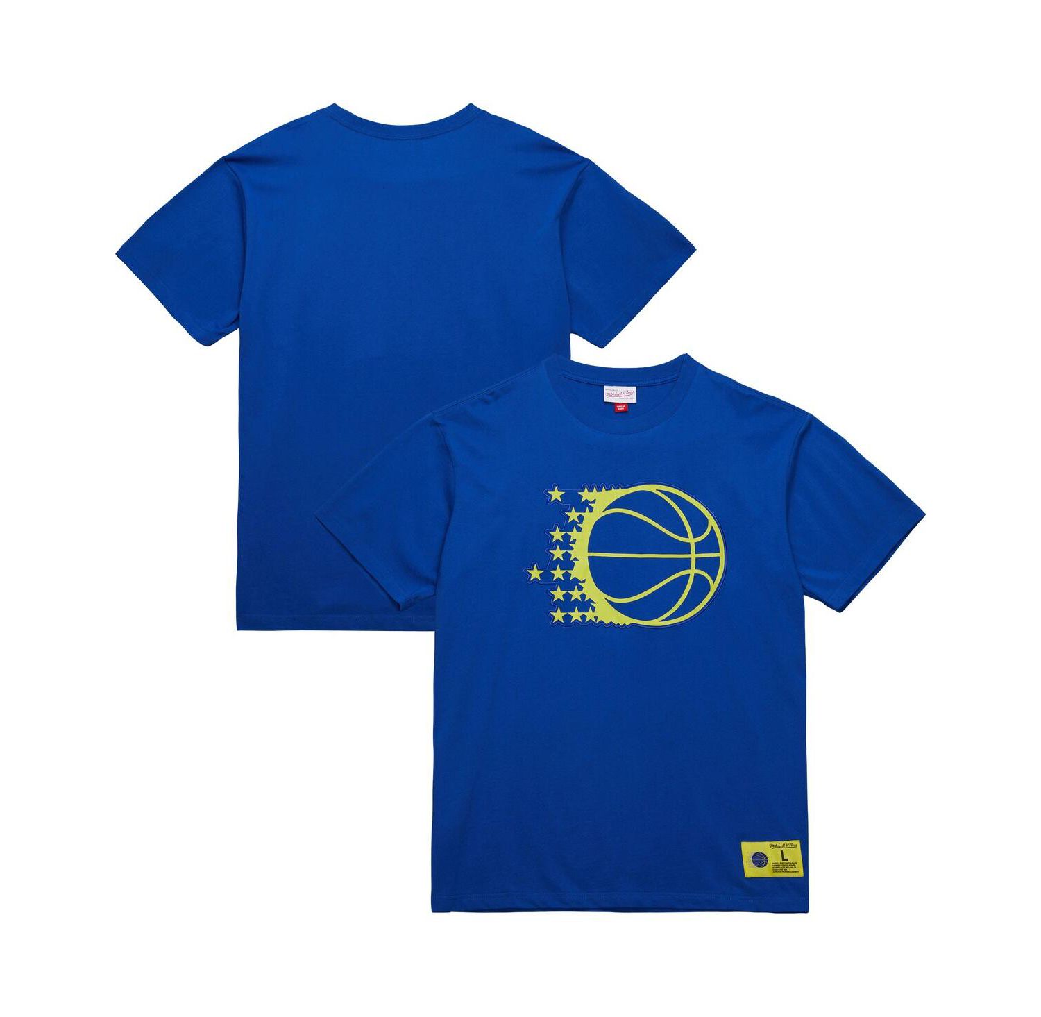 Men's Blue Orlando Magic Hardwood Classics Neon Nights Premium T-Shirt