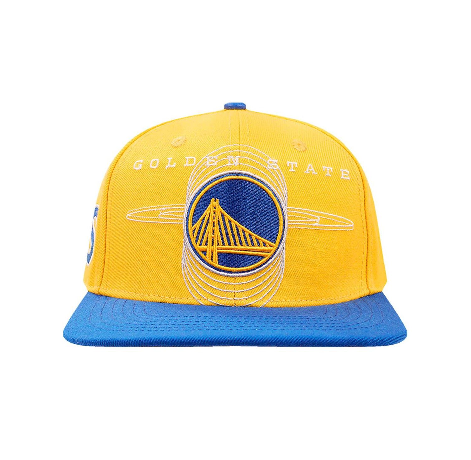 Men's Gold/Royal Golden State Warriors Logo Morph Snapback Hat