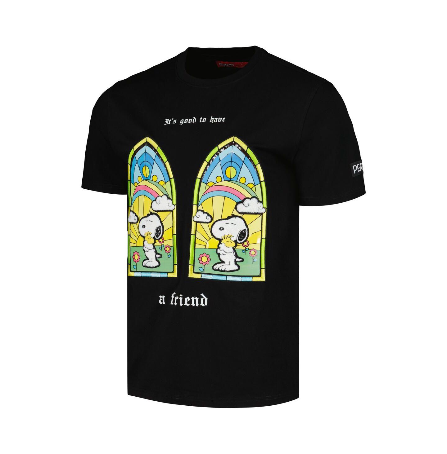 Футболка Freeze Max Black Peanuts Snoopy a Friend — фото 2