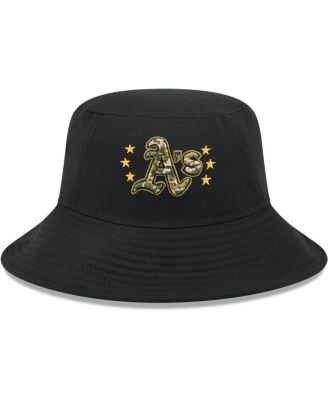 New Era - Men's Black Athletics 2024 Armed Forces Day Bucket Hat