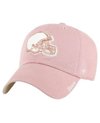 '47 Brand - Women's Pink Cleveland Browns Ballpark Cheer Dusty Rose Clean Up Adjustable Hat