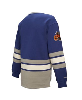 Women's Blue Toronto Maple Leaf's Heritage Lace-Up Pullover Sweatshirt