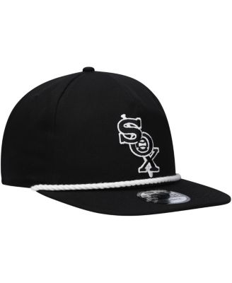 Men's Black Chicago White Sox Golfer Snapback Hat