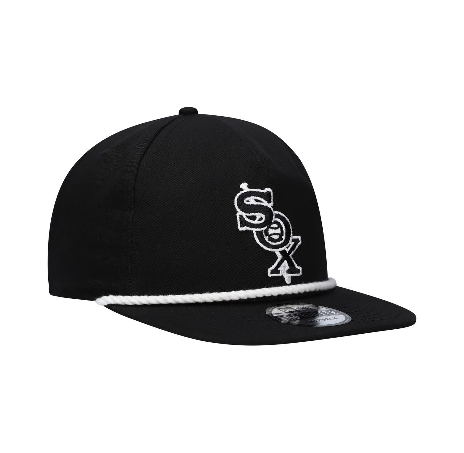 Men's Black Chicago White Sox Golfer Snapback Hat
