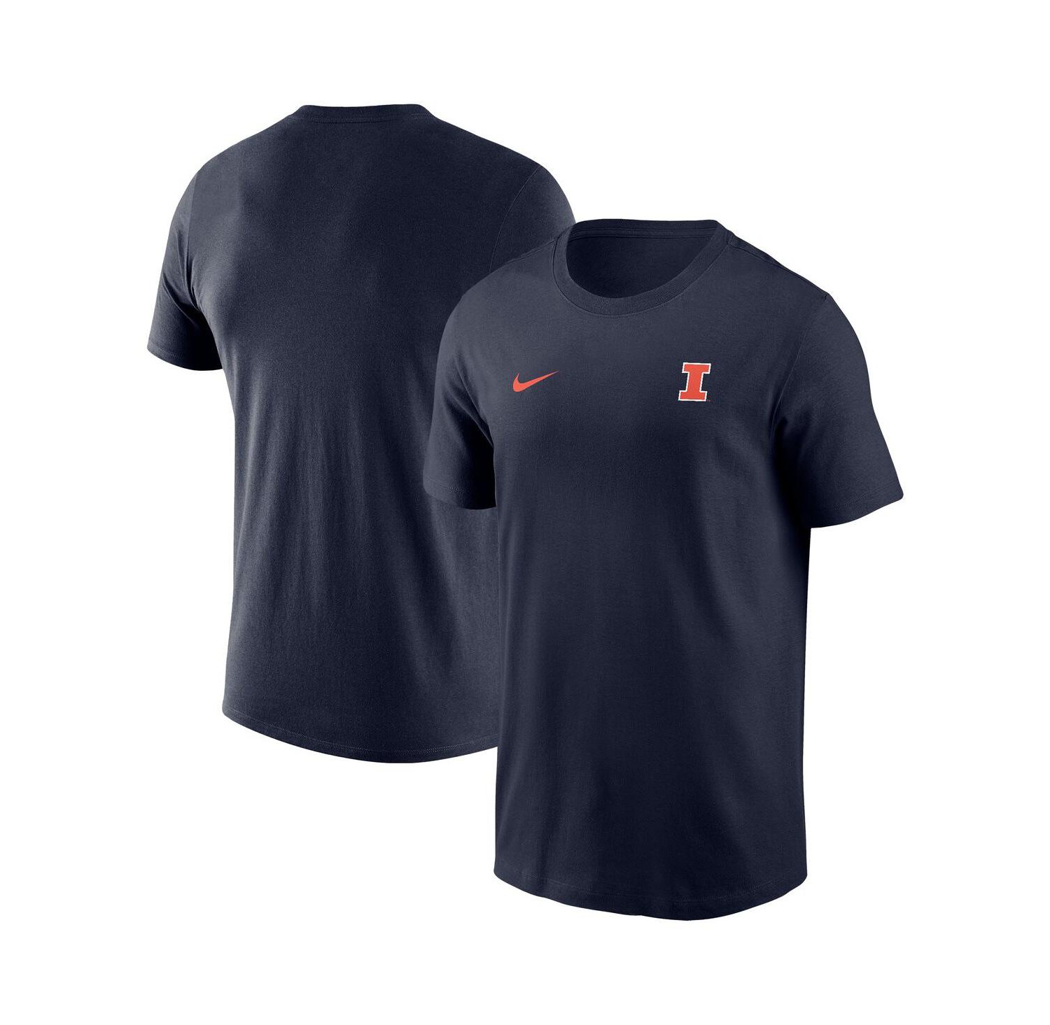 Men's Navy Illinois Fighting Illini 2025 Sideline Legend Performance T-Shirt