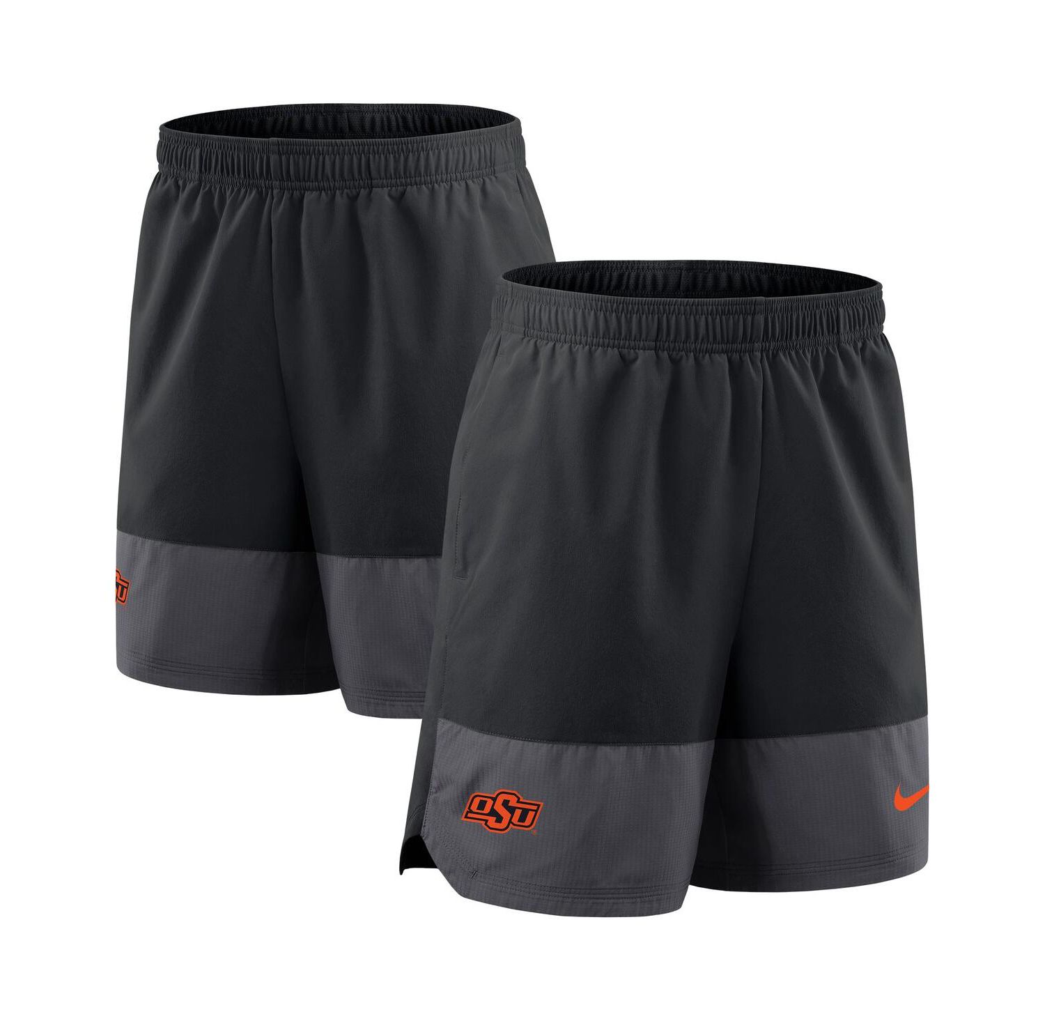 Men's Black Oklahoma State Cowboys 2025 Sideline Performance Shorts