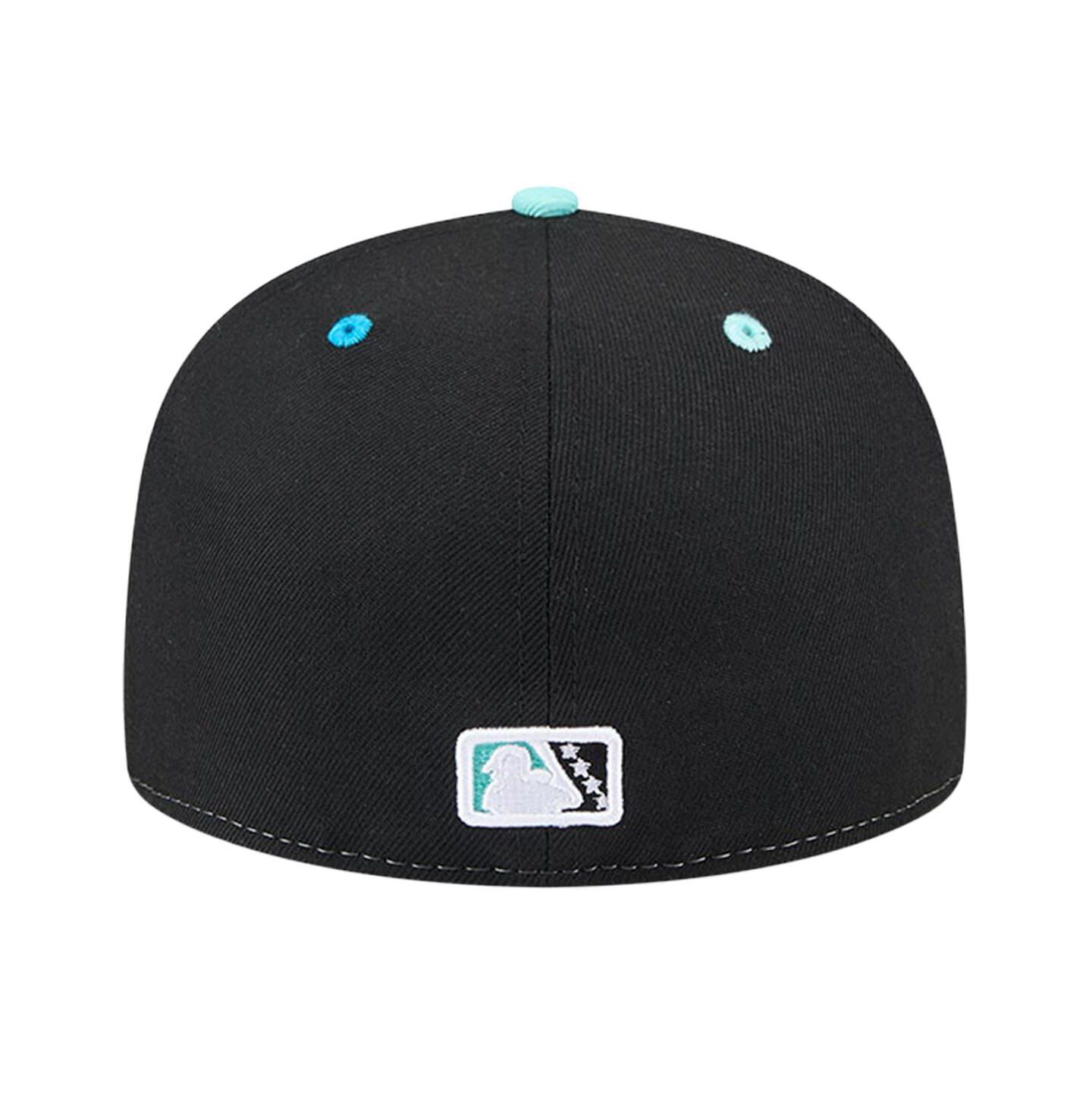 Мужская бейсболка New Era 59FIFTY Hickory Crawdads Copa de la Diversion, White — фото 4